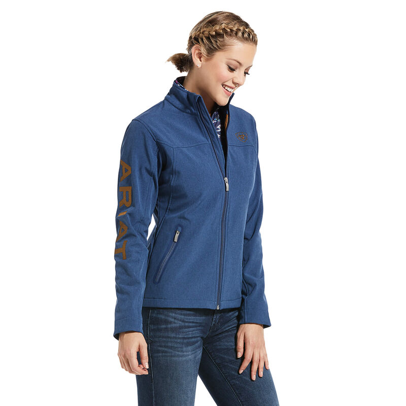 Ariat Jacke Damen - New Team Softshell Blau ( VNUCS-0683 )
